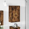 vidaXL Badezimmerschrank mit T&uuml;r Ger&auml;ucherte Eiche 39 x 23,5 x 65 cm