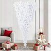 vidaXL K&uuml;nstlicher Weihnachtsbaum Wei&szlig; 210 cm PVC und Stahl