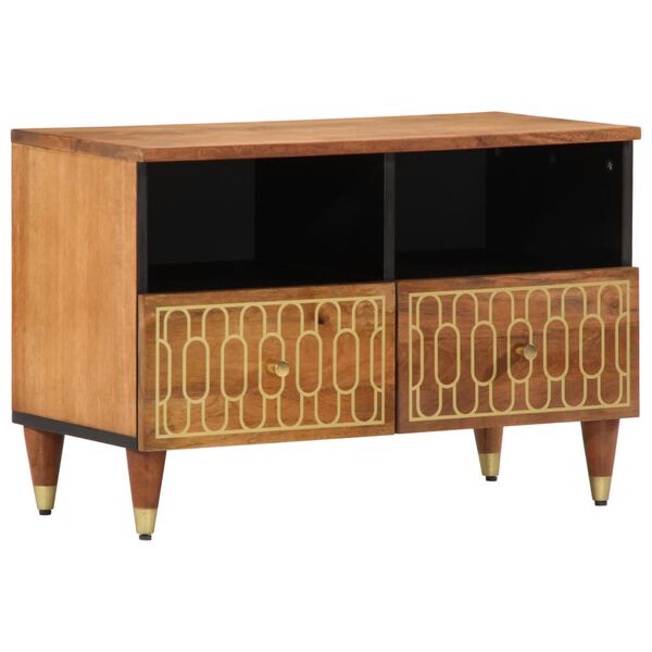 vidaXL TV-Schrank 70x33x46 cm Massivholz Mango