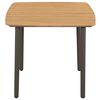 vidaXL 5-tlg. Garten-Essgruppe Poly Rattan Grau