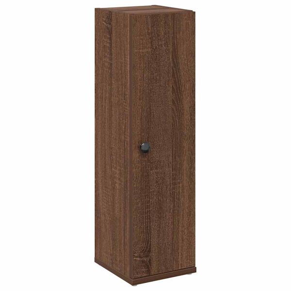 vidaXL Badezimmerschrank mit Rollenhalter Braun Eichen-Optik