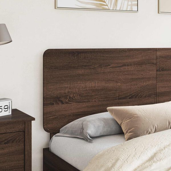 vidaXL Kopfteil Braun Eichen-Optik 200 cm Holzwerkstoff