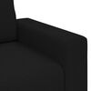 vidaXL 2-Sitzer-Sofa Schwarz 160x77x82 cm Stoff