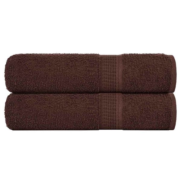 vidaXL Handt&uuml;cher FROGN 2 Stk. Braun 50x100 cm 360 g/m&sup2;