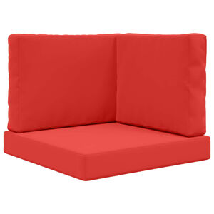 vidaXL Sofakissen f&uuml;r drau&szlig;en Polyester Rot 60 x 60 cm