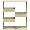 vidaXL B&uuml;cherregal/Raumteiler Sonoma-Eiche 100x33x115 cm