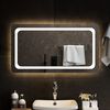vidaXL LED-Badspiegel 90x50 cm