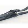 Beeztees Trainingsleine Leder Schwarz 200x1,2 cm 736391