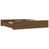 vidaXL Bettschubladen 2 Stk. Honigbraun Massivholz Kiefer