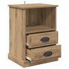 vidaXL Nachttisch Artisan-Eiche 36 x 43 x 60 cm Holzwerkstoff