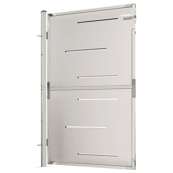 vidaXL Gartentor 100 x 145 cm Edelstahl