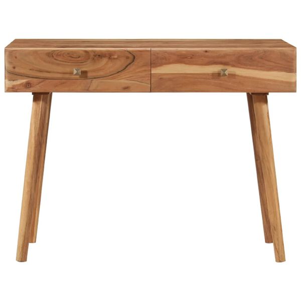 vidaXL Schreibtisch 100 x 51 x 76 cm Massivholz Akazie