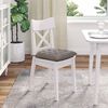 vidaXL Sitzkissen 4 pcs Taupe 40 x 40 x 6 cm Stoff