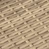 vidaXL 10-tlg. Garten-Sofagarnitur mit Kissen Beige Poly Rattan