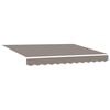 vidaXL Markisenersatzstoff Hellgrau 235 x 195 cm Polyester