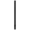vidaXL Fenstergitter Schwarz 75,5 x 60 cm Pulverbeschichteter Stahl