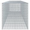 vidaXL Gabione mit Deckel 550x100x100 cm Verzinktes Eisen
