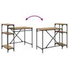 vidaXL Schreibtisch Artisan-Eiche 105 x 50 x 90 cm Holzwerkstoff