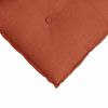 vidaXL R&uuml;ckenkissen Rot-Orange 160 x 50 cm Cordstoff
