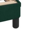 vidaXL Bett mit Matratze "Dover" Dunkelgr&uuml;n 90x200 cm Samt