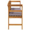 vidaXL Bank Nat&uuml;rlicher &Ouml;lfinish 157 x 46 x 82,5 cm Massivholz Akazie