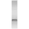 vidaXL Garten Sichtschutz-Leinwand Silber 32 x 140 cm Verzinkter Stahl