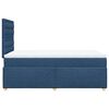 vidaXL Boxspringbett mit Matratze Blau 120x190 cm Stoff