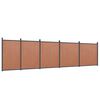 vidaXL Zaunelement Braun 872x186 cm WPC