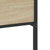 vidaXL Bettgestell ohne Matratze Sonoma-Eiche 120x200 cm Holzwerkstoff