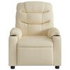 vidaXL Relaxsessel Elektrisch Creme Stoff
