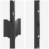 vidaXL Zaunpfosten 11 pcs Grau 140 cm Stahl