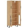 vidaXL Highboard Sonoma-Eiche 69,5x34x180 cm Holzwerkstoff