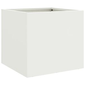 vidaXL Pflanzk&uuml;bel Wei&szlig; 32x30x29 cm Stahl