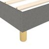 vidaXL Boxspringbettgestell Dunkelgrau 90x200 cm Stoff