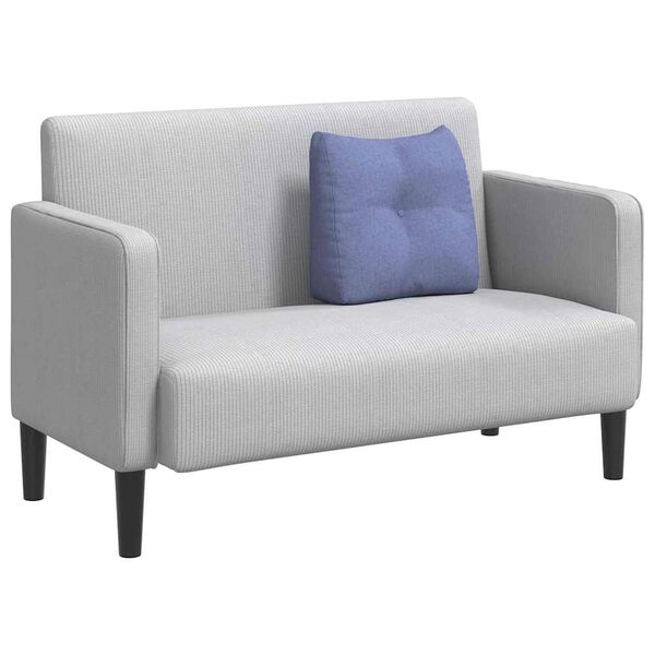 vidaXL R&uuml;cken Kissen Jeans blau 45 x 24 x 50 cm Stoff