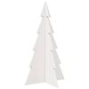 vidaXL Weihnachtsbaum zum Schm&uuml;cken Wei&szlig; 80 cm Massivholz Kiefer