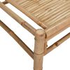 vidaXL 2-tlg. Garten-Lounge-Set mit Dunkelgrauen Kissen Bambus
