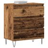 vidaXL Sideboard mit Schubladen Altholz 60 x 35 x 70 cm Holzwerkstoff