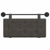 vidaXL H&auml;ngevorderseite Wandmontiert Schwarz 90 cm Antikes PU