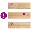 vidaXL Treppenstufen 16 Stk. Unbehandelt 90x25x2 cm Massivholz Eiche