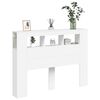 vidaXL LED-Kopfteil Wei&szlig; 140x18,5x103,5 cm Holzwerkstoff