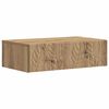 vidaXL Wandmontierter Beistelltisch Artisan-Eiche 59 x 34,5 x 17 cm