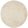 vidaXL Teppich Shaggy Hochflor Modern Golden &Oslash; 160 cm
