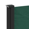 vidaXL Seitenmarkise Ausziehbar Dunkelgr&uuml;n 160x600 cm