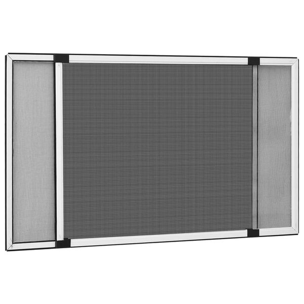 vidaXL Teleskop-Fliegengitter f&uuml;r Fenster Wei&szlig; (100-193)x75 cm