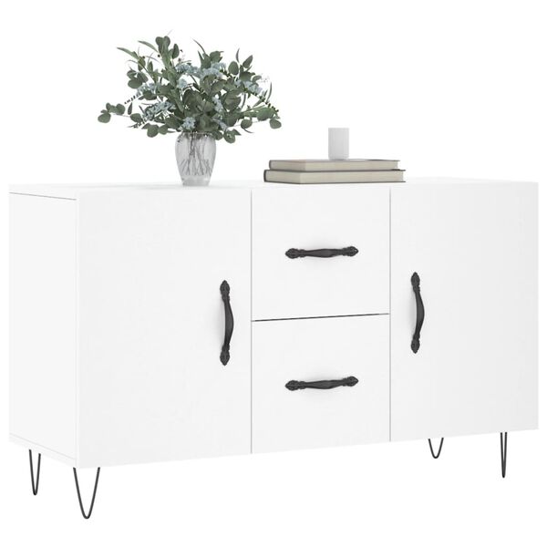 vidaXL Sideboard Wei&szlig; 100x36x60 cm Holzwerkstoff
