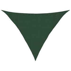 vidaXL Sonnensegel 160 g/m&sup2; Dunkelgr&uuml;n 3,5x3,5x4,9 m HDPE
