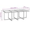 vidaXL 9-tlg. Garten-Essgruppe mit Kissen Poly Rattan Beige
