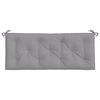 vidaXL Gartenbank-Auflage Grau 120x50x7 cm Oxford-Gewebe