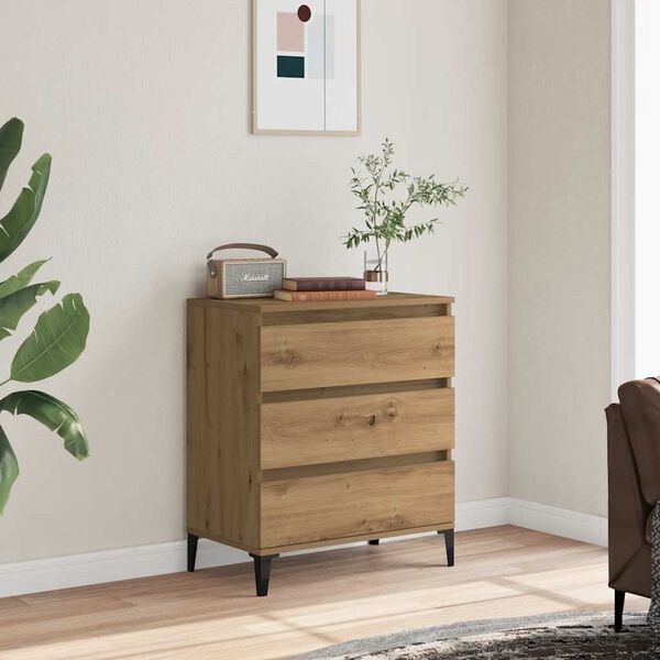 vidaXL Sideboard Artisan-Eiche 60x35x70 cm Holzwerkstoff